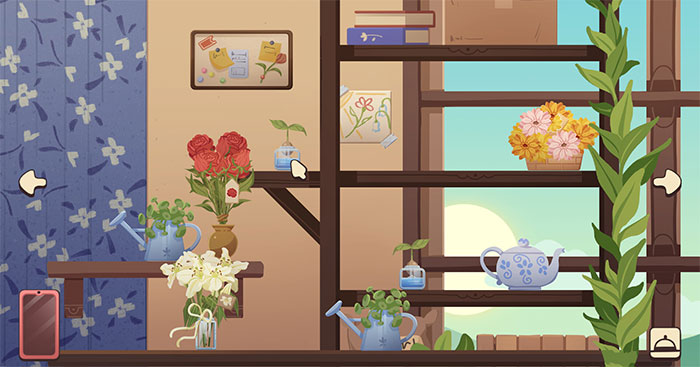 BloomTaleGame quản lý tiệm hoa ấm cúng