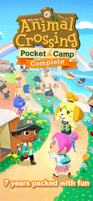 Animal Crossing Pocket Camp Complete có tất cả các vật phẩm và sự kiện đã được phát hành trong suốt 7 năm trò chơi hoạt động 