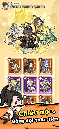 Chiêu mộ các nhân vật thần tiên