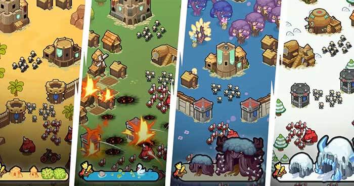 Game Nightfall Kingdom Frontier TD kết hợp các thể loại nhập vai và phòng thủ tháp