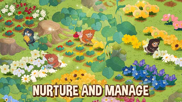 Chăm sóc và quản lý khu vườn của bạn trong game Honey Grove