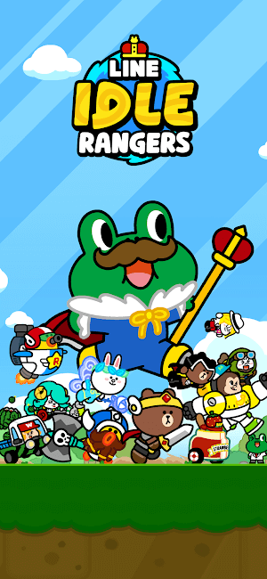 LINE Idle Rangers cho bạn chiến đấu cùng các nhân vật LINE biểu tượng