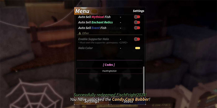Người chơi có thể nhập code Roblox Fisch để nhận phao câu cá đặc biệt