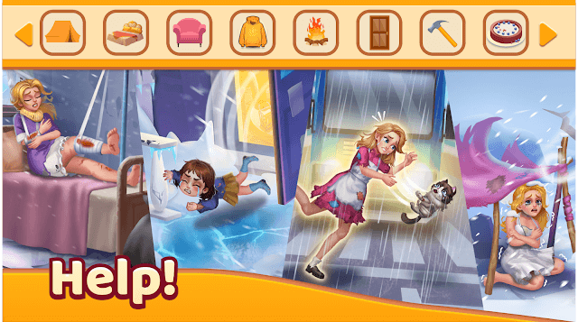 Giúp đỡ các nhân vật trong game Tile Story thông qua việc giải các màn đố