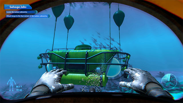 Hoàn thành nhiệm vụ để mở khóa những thử thách mới, khu vực mới trong Weldiver game