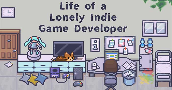 Life of a Lonely Indie Game DeveloperGame mô phỏng cuộc sống của nhà phát triển game