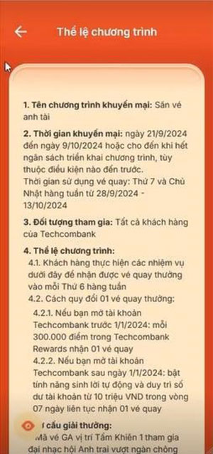 cach tham gia San Ve Anh Tai Techcombank Mobile 8*495034