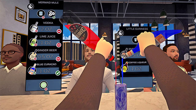 Phát triển sự nghiệp solo hoặc hợp tác cùng bạn bè trong game The Mixologist