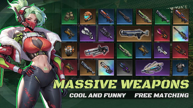 Shooting io: Zombie Survival có kho vũ khí siêu mạnh, đa dạng để chống lại thây ma 