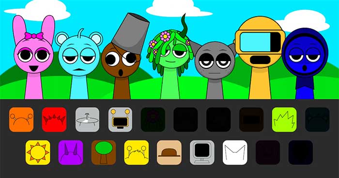 Sprunki Horror Music GameGame âm nhạc giống Incredibox