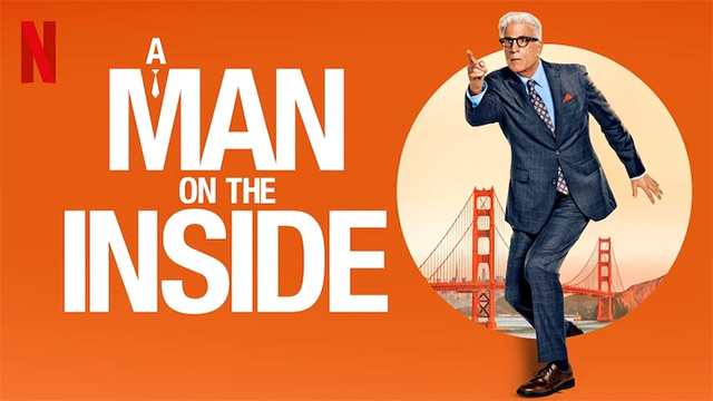 Poster phim hài Mỹ A Man on the Inside - Điệp viên lão làng trên Netflix tháng 11