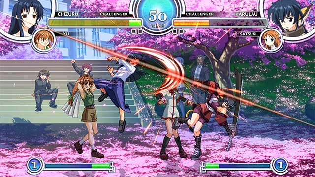 Trò chơi quy tụ nhiều nhân vật đến từ các game Anime nổi bật của  Aquaplus 