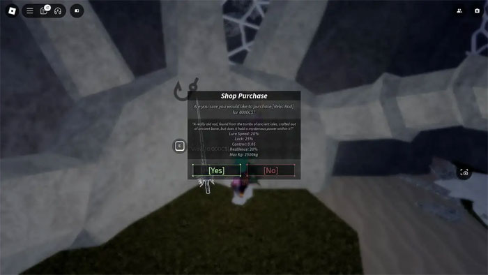 Mua Relic Rod trong Roblox Fisch