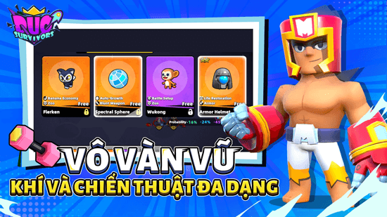 Đa Dạng Vũ Khí & Cách Kết Hợp