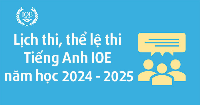 Lịch thi IOE 2025-2026