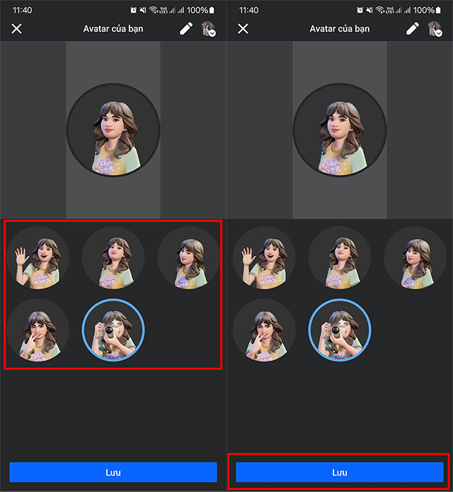 Chọn hình động