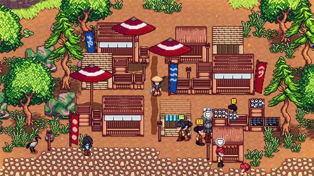 Bán các sản phẩm ở chợ và cửa hàng