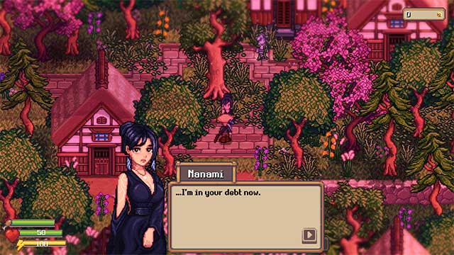 Trong Samurai Sundries, bạn có thể tùy chọn mặt hàng kinh doanh