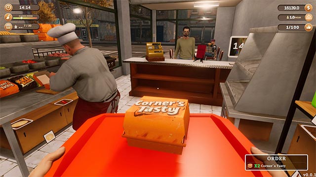 Corner Kitchen Fast Food Simulator là game mô phỏng nhà hàng đồ ăn nhanh trong thành phố đông đúc
