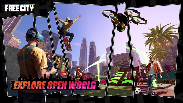 Khám phá thế giới mở rộng lớn của Garena Free City, nơi bạn được tự do làm điều mình muốn