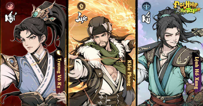 Đại Hiệp Tap TapGame đấu tướng Kim Dung với yếu tố tap tap