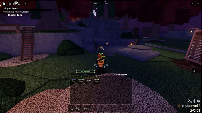 Người chơi Roblox Fisch có thể lưu trữ bất kỳ loài cá hay vật phẩm nào để tránh việc vô tình bán chúng đi