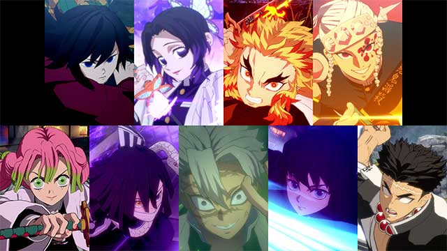 Cả 9 Hashira sẽ tham gia Demon Slayer 2 với tư cách là nhân vật có thể chơi được