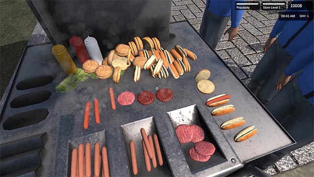 Phát triển menu đồ ăn gồm xúc xích nướng, bánh hamburger và hơn thế nữa