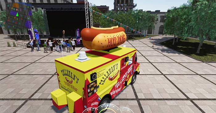 Hot Dog SimulatorGame kinh doanh xe bánh mì kẹp xúc xích