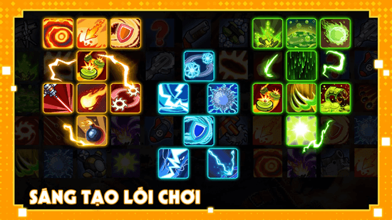 Thoải mái sáng tạo lối chơi