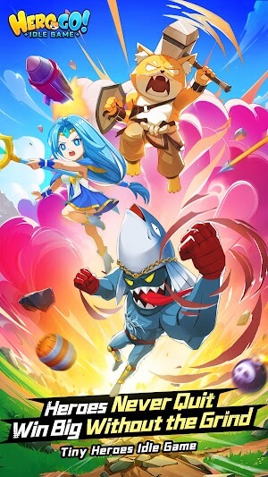 Hero GO cho bạn chiến đấu cùng các anh hùng tí hon trong trận đánh lớn