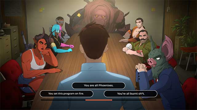 Dispatch là game hành động hài hước về siêu anh hùng tại văn phòng
