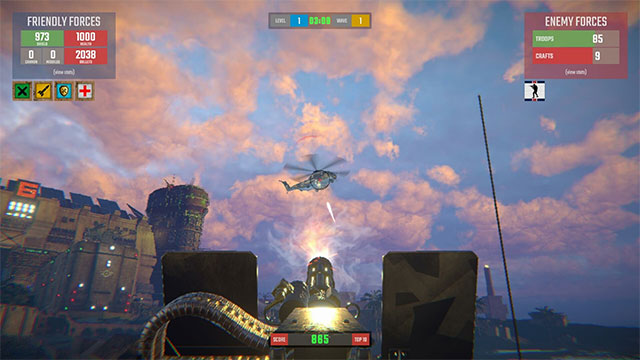 BeachHead Arcade là game chiến thuật bắn tăng kinh điển với lối chơi cải tiến, nhịp độ cao
