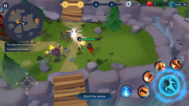  Heroes of Tower Defense Battle là trò chơi kết hợp chiến lược phòng thủ và hành động