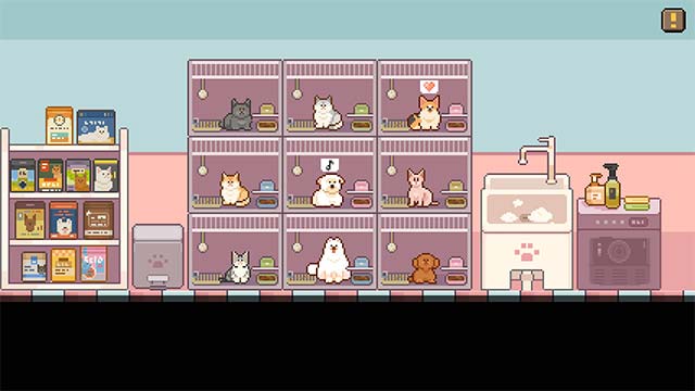 Quản lý cửa hàng thú cưng và chăm sóc chúng để bán kiếm lời