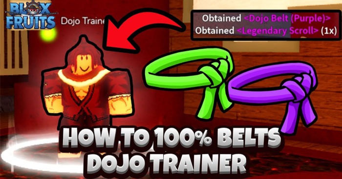 Cách lấy tất cả đai Dojo Belt trong Blox Fruits