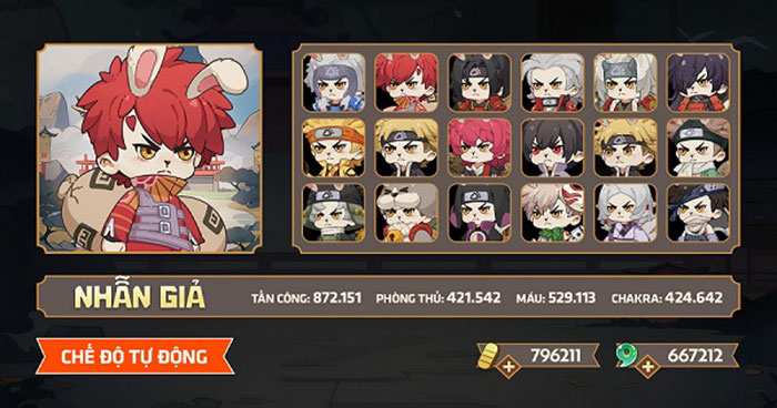 Game idle mở rương chủ đề ninja thỏ - Bunkage Bí Thuật Làng Thỏ