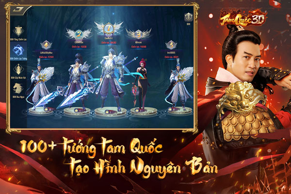 Hơn 100 tướng Tam Quốc, tạo hình nguyên bản