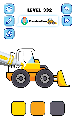 Điều khiển chạm trực quan, tô màu thư giãn