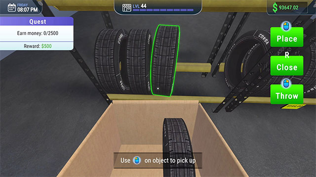 Buôn bán phụ tùng ô tô và sửa xe chuyên nghiệp trong Car Mechanic Shop Sim