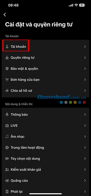 cach xac thuc tai khoan tiktok 3*501116