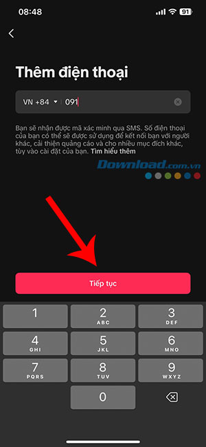 cach xac thuc tai khoan tiktok 6*501114