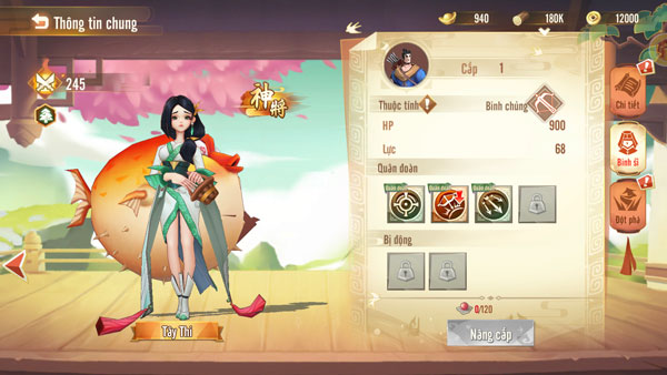 Các vị tướng không chỉ xuất trận một mình mà còn có nhóm binh lính nhỏ