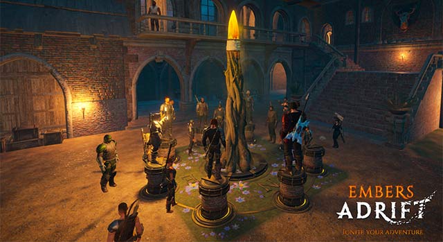 Chơi Embers Adrift một mình hoặc theo nhóm để viết nên câu chuyện tình bạn thăng hoa