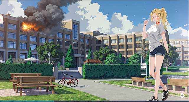 Spirit School Days là game phiêu lưu lãng mạn đồ họa Anime 