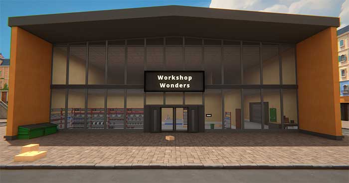 Workshop WondersDemoGame quản lý cửa hàng DIY