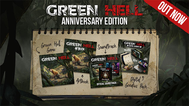 Green Hell: Anniversary Edition mang đến những nội dung độc quyền hấp dẫn cho người hâm mộ