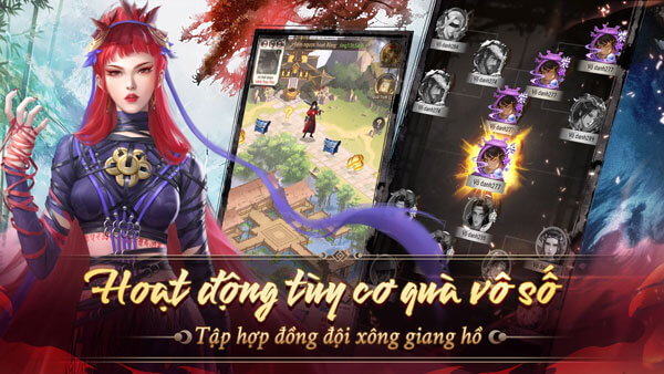 Hoạt động tùy cơ quà vô số - Tập hợp đồng đội xông pha giang hồ