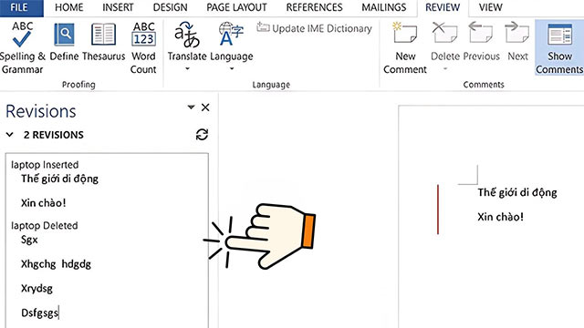 Kiểm tra chỉnh sửa