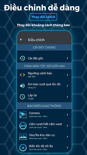 Điều chỉnh dễ dàng